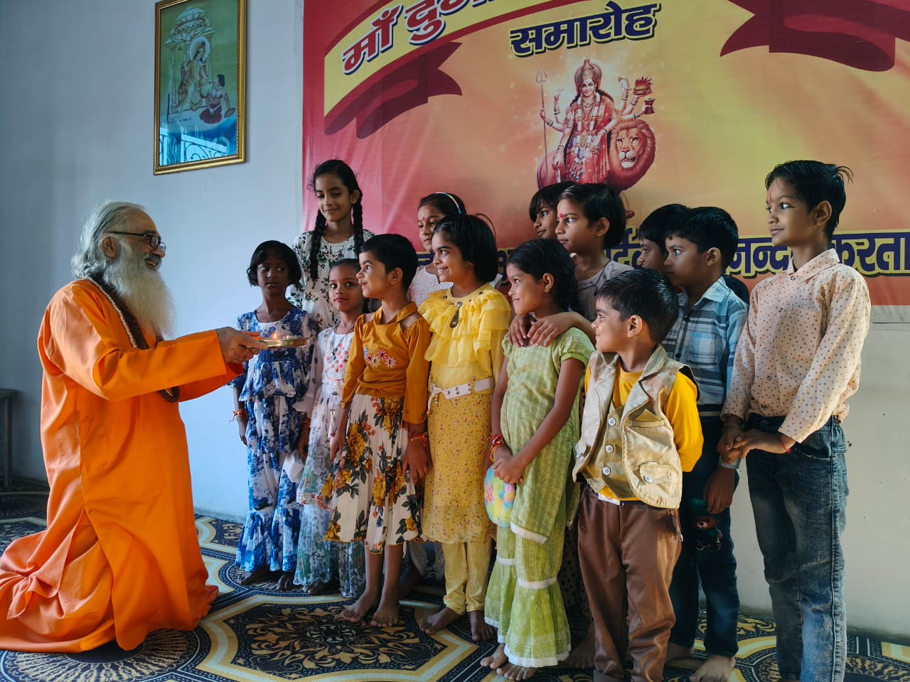 Kanya Poojan on Ashtami during Navratri